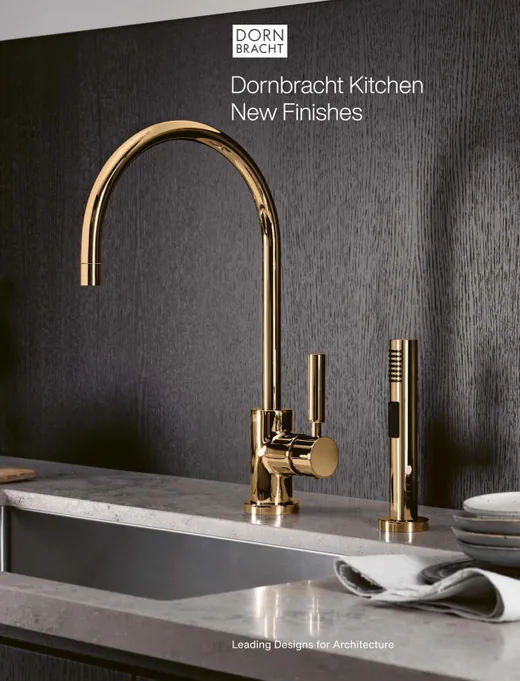 Obálka katalogu Dornbracht Kitchen New Finishes