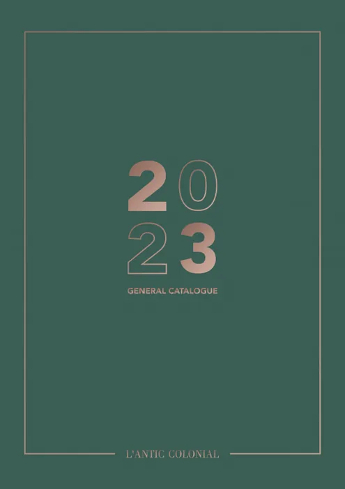 Obálka katalogu Generální katalog L'Antic Colonial 2023