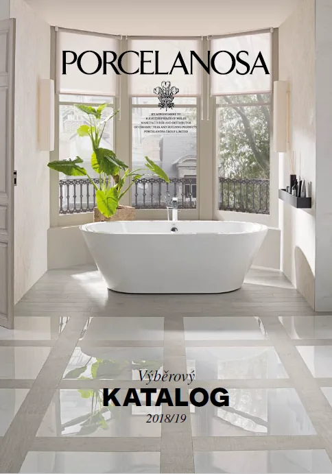 Obálka katalogu PORCELANOSA 2018–2019