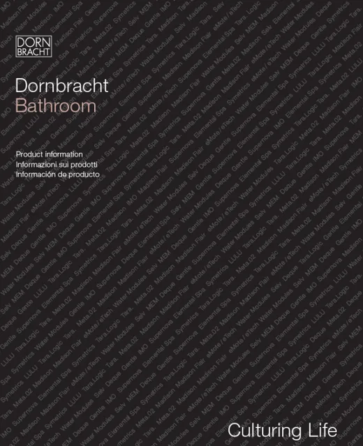 Obálka katalogu DORNBRACHT BATHROOM