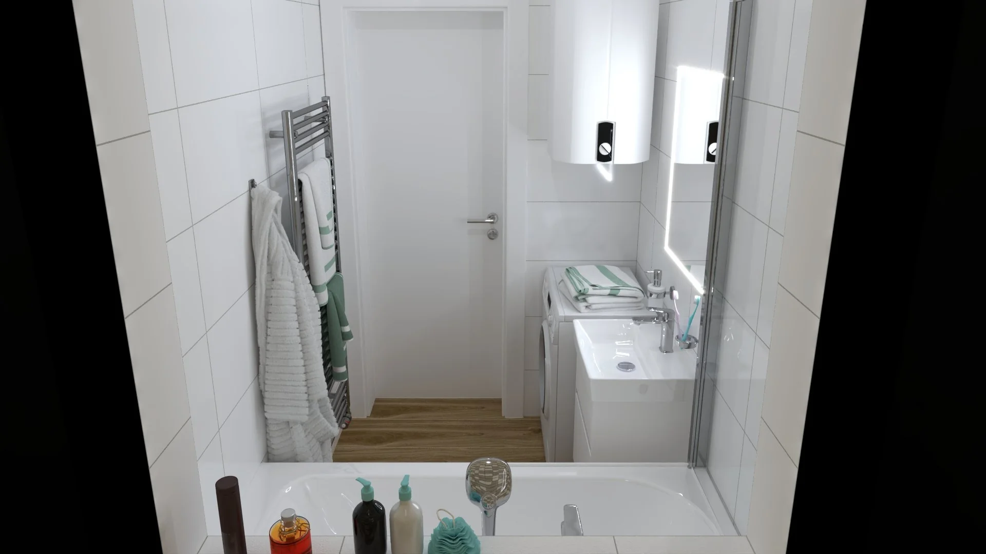 Vizualizace Byt na Praze 3 – pohled 6