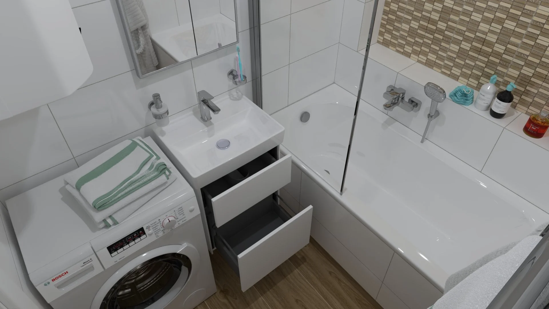 Vizualizace Byt na Praze 3 – pohled 7