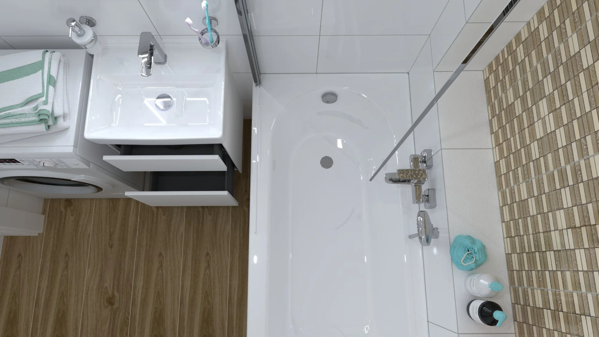 Vizualizace Byt na Praze 3 – pohled 9