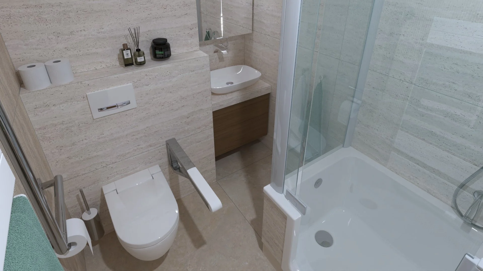 Vizualizace Apartmán Rokytka – pohled 5