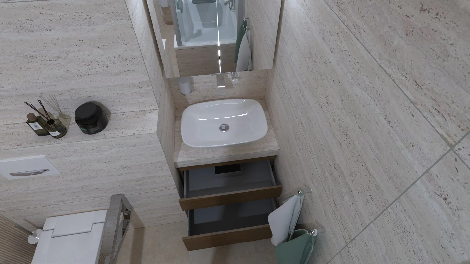 Vizualizace Apartmán Rokytka – pohled 6