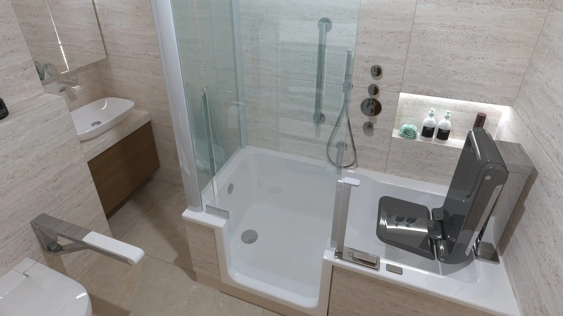 Vizualizace Apartmán Rokytka – pohled 7