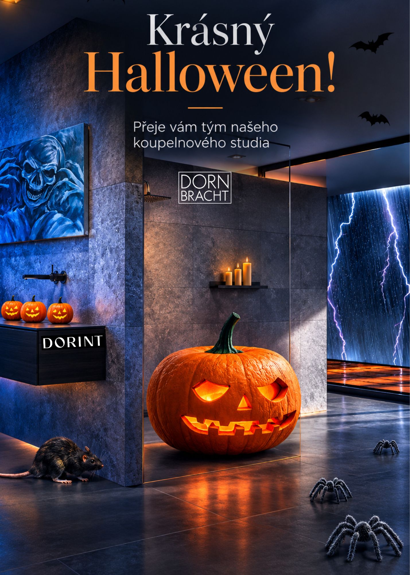 Halloweenské přání týmu koupelnového studia Dorint DG Centrum