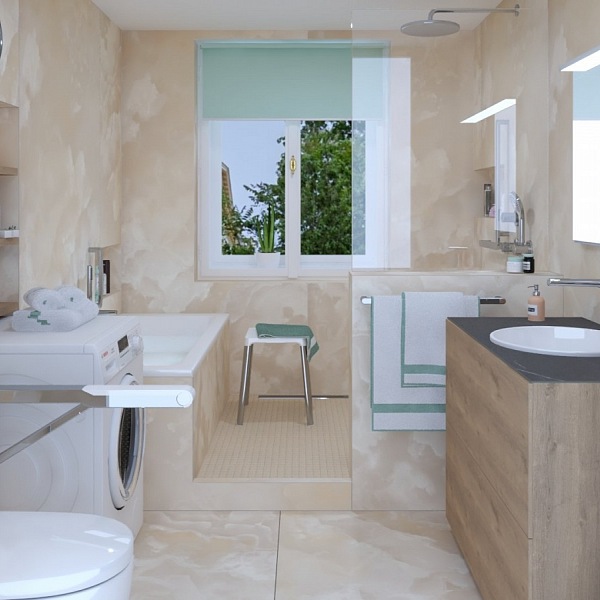 Koupelna v bytě na Praze