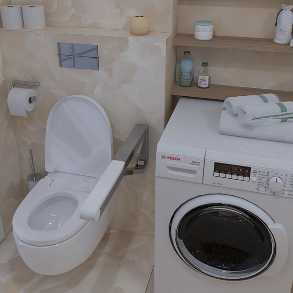 Koupelna v bytě na Praze 3