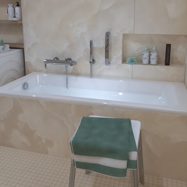 Koupelna v bytě na Praze 4