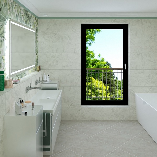 vizualizace koupelny na Praze 10