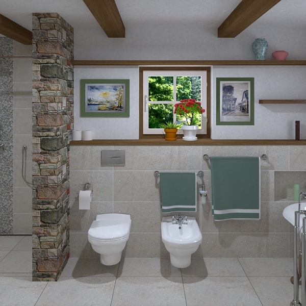 vizualizace koupelny Roubenka 4