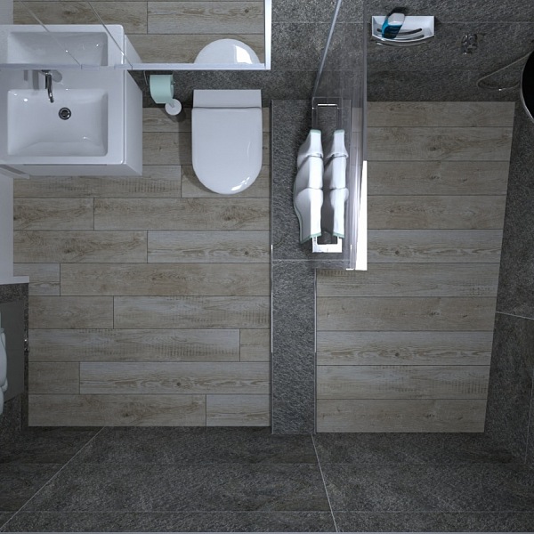 Koupelna v půdní vestavbě na Praze 1 