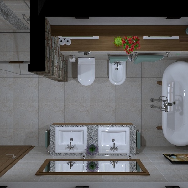 vizualizace koupelny Roubenka 