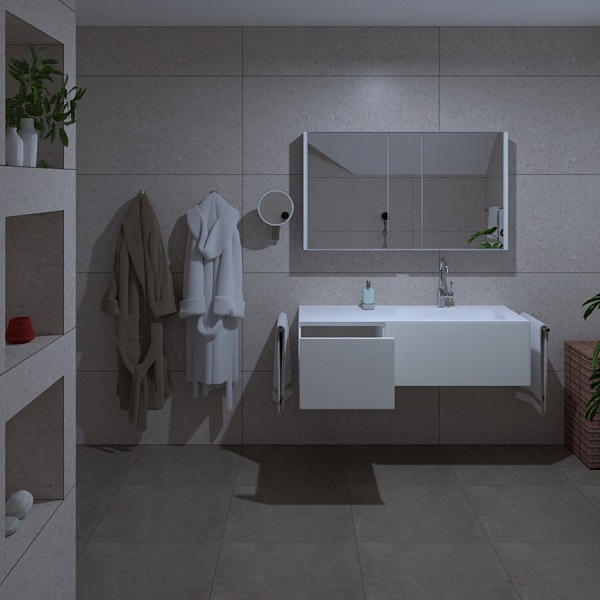 Koupelna v rodinném domě Most 4