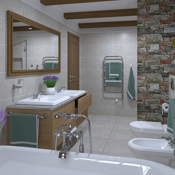 vizualizace koupelny Roubenka 3