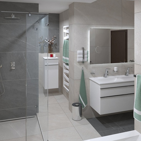 vizualizace koupelny Praha 2