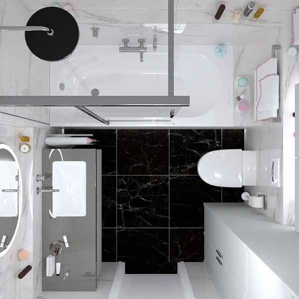 vizualizace koupelny 