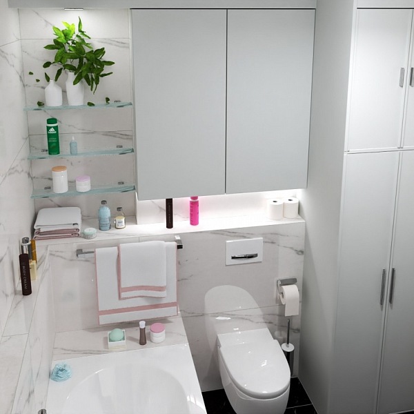 vizualizace koupelny Praha