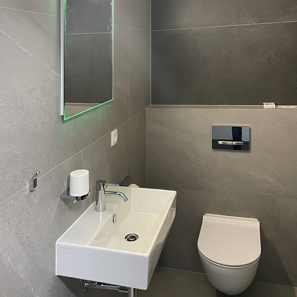 Realizace koupelny a WC Praha