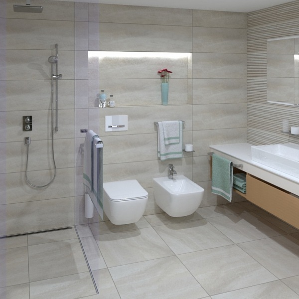 vizualizace koupelny Praha 6