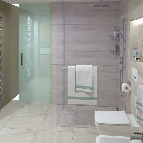 vizualizace koupelny Praha 6