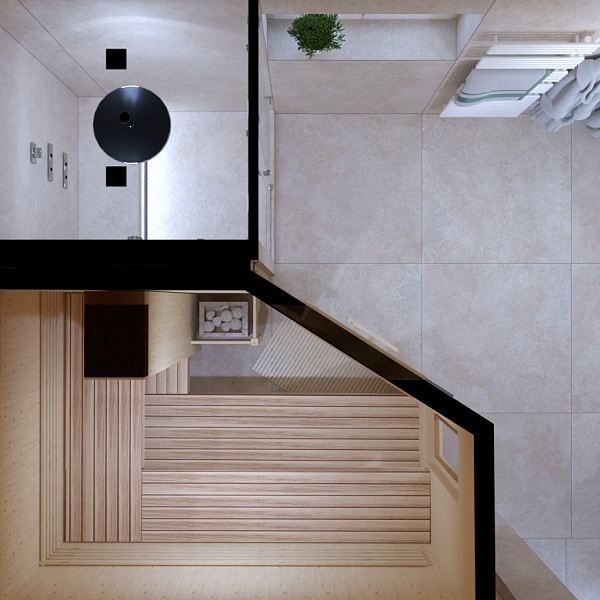 Sauna se sprchovou zónou v RD na Praze 4