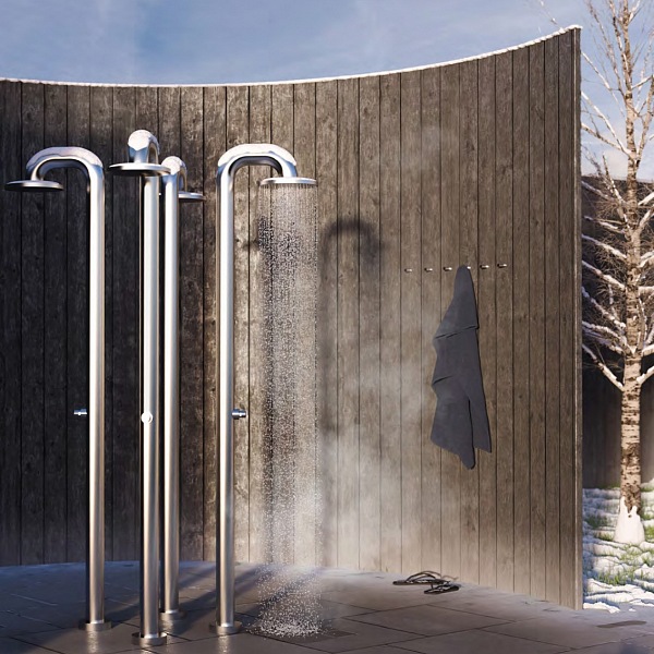 Venkovní sprchy k bazénu 1